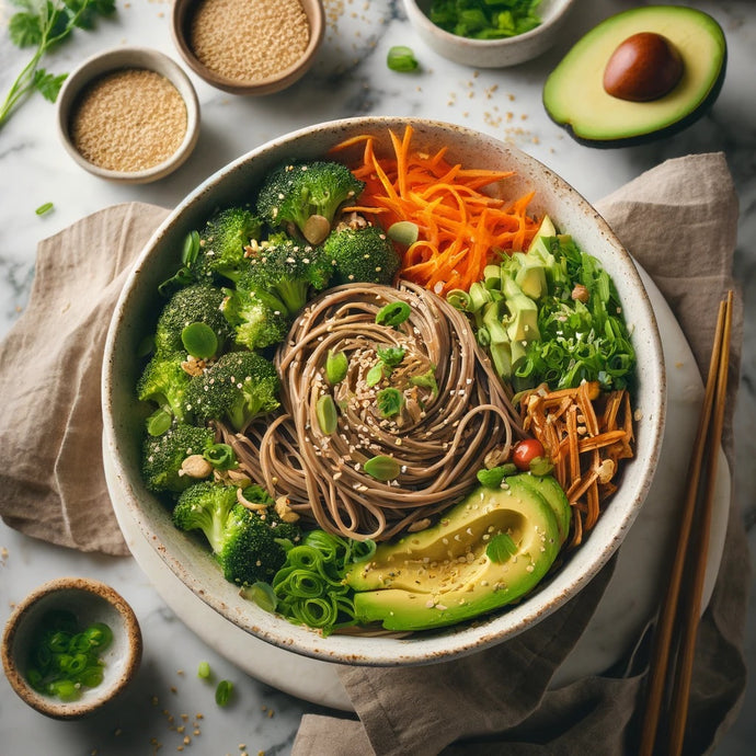 Healthy Soba Noodle Bowl: Boost Your Blood Sugar Control & Enjoy Lunch