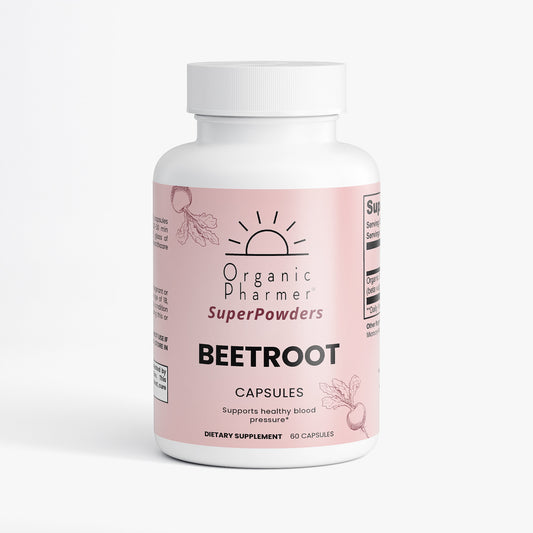 Organic Beetroot Capsules - Natural Nitrates for Athletic Performance & Recovery