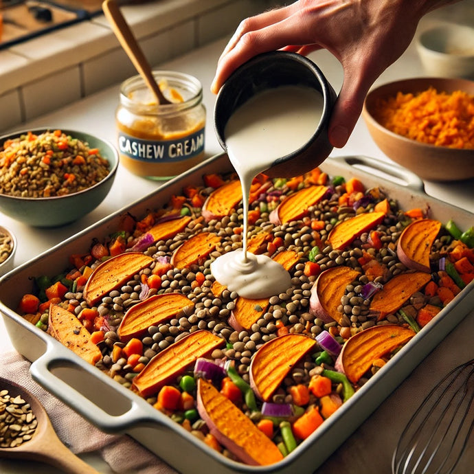 High-Protein Vegan Lentil & Sweet Potato Casserole - Anti-Inflammatory