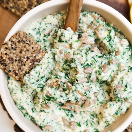 vegan spinach dip