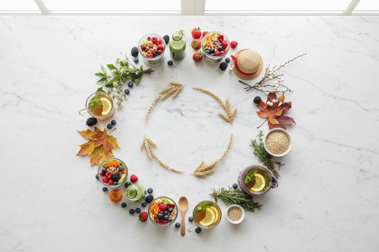 Seasonal organic foods and wellness planning for regular cleanse frequency and timing