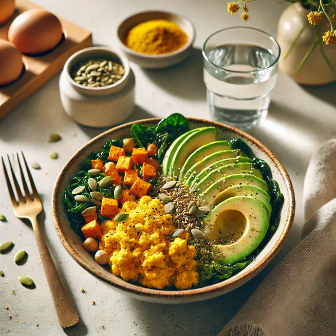 Golden Chickpea Scramble Bowl (Vegan, Soy-Free, Gluten-Free)