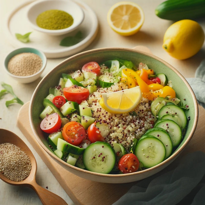 Vegan Protein-Packed Quinoa Salad Recipe for Sugar Detox