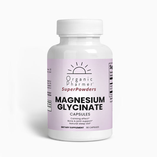 Magnesium Glycinate Capsules - Chelated Magnesium for Better Absorption & Relaxation