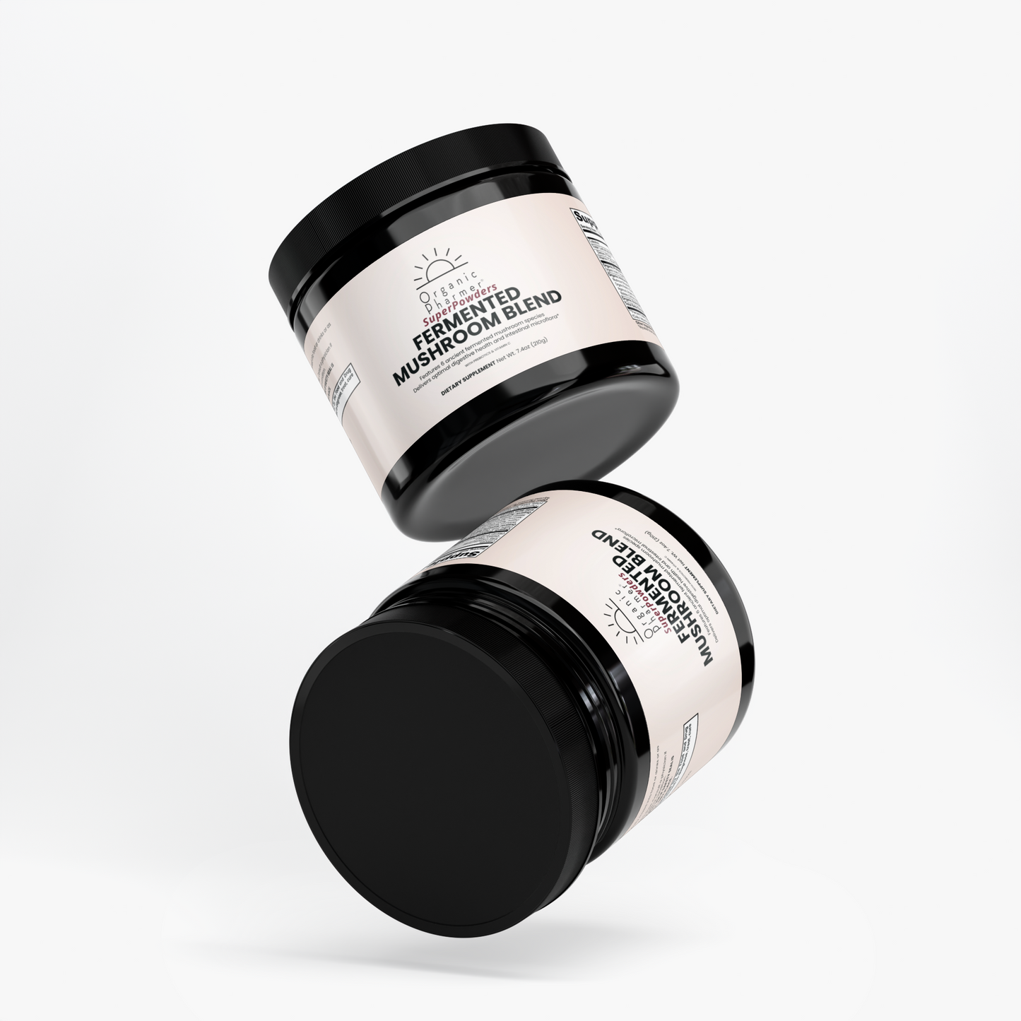 Organic Fermented Mushroom Blend - 6 Functional Mushrooms with Enhanced Bioavailability