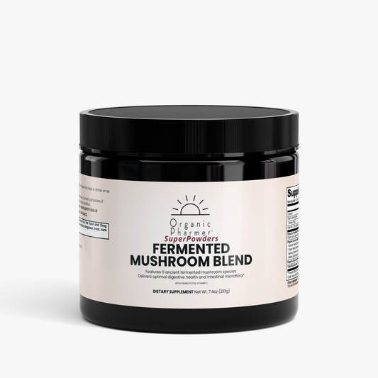Organic Fermented Mushroom Blend - 6 Functional Mushrooms with Enhanced Bioavailability