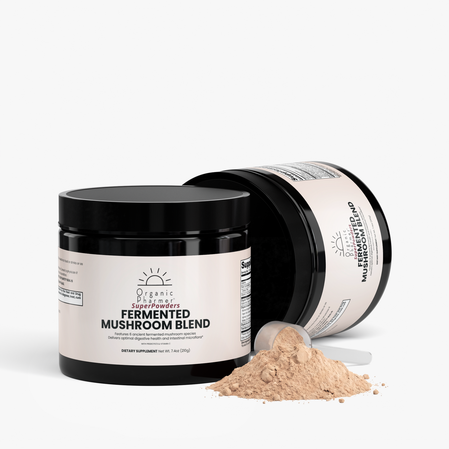 Organic Fermented Mushroom Blend - 6 Functional Mushrooms with Enhanced Bioavailability
