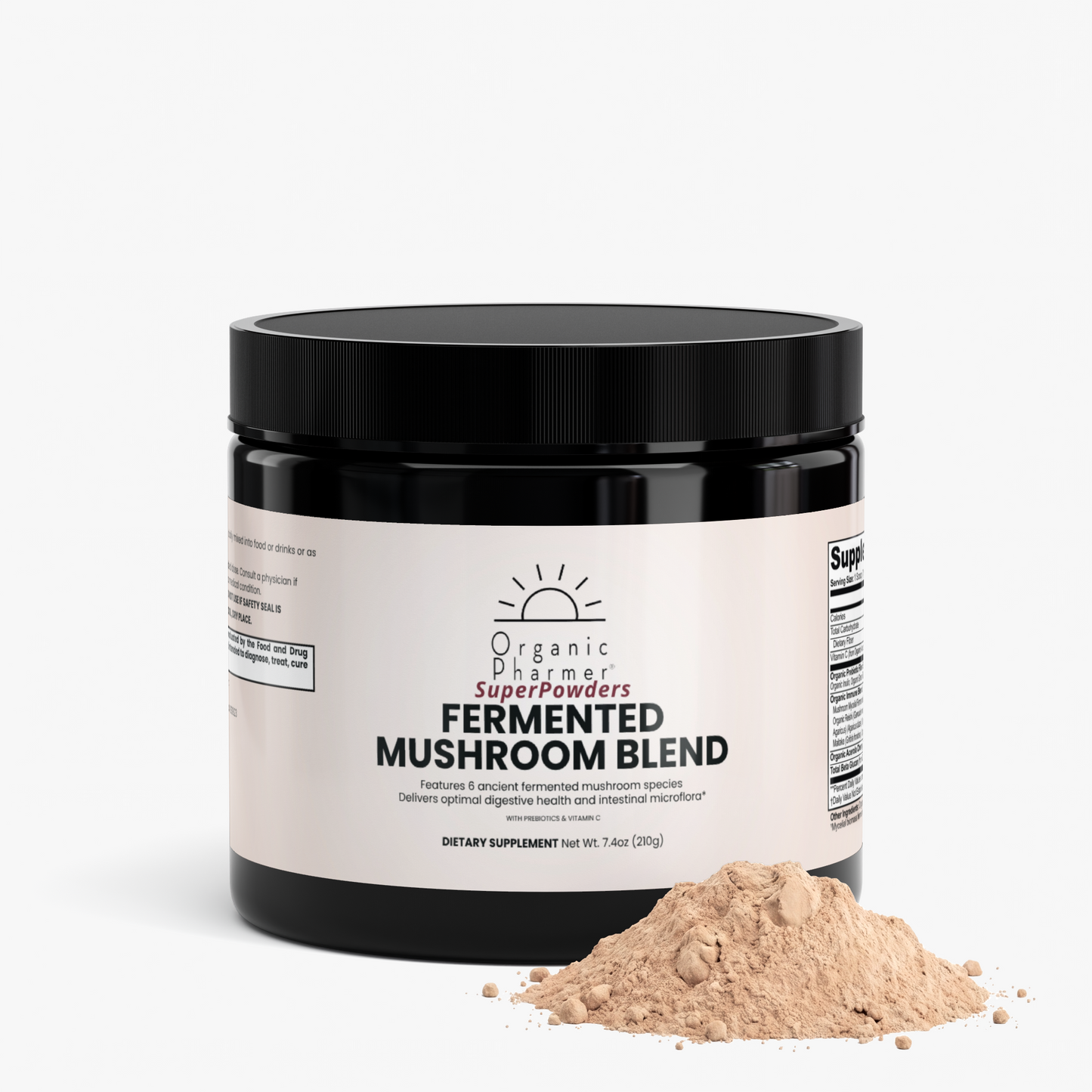 Organic Fermented Mushroom Blend - 6 Functional Mushrooms with Enhanced Bioavailability