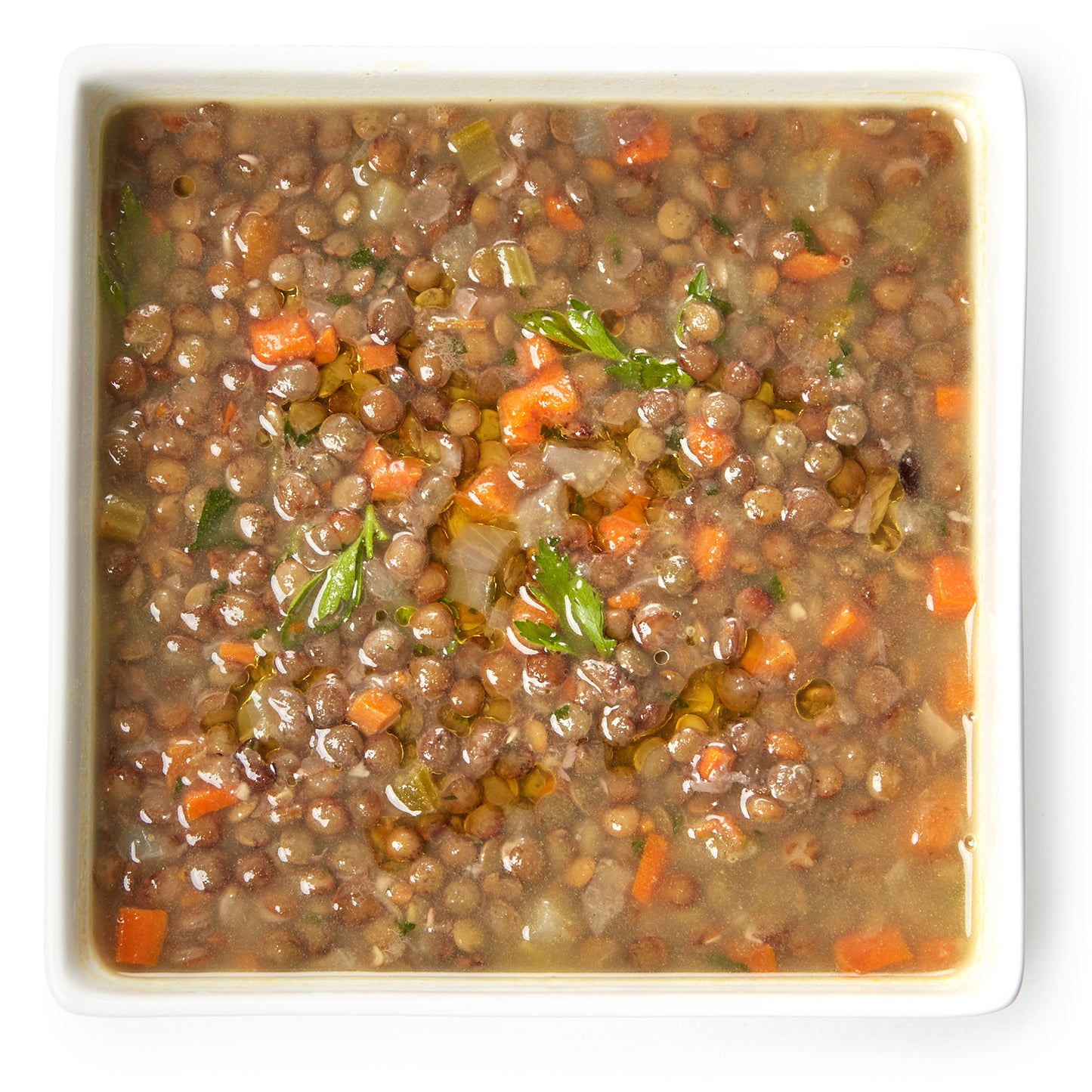 delicious and healing french lentil soup