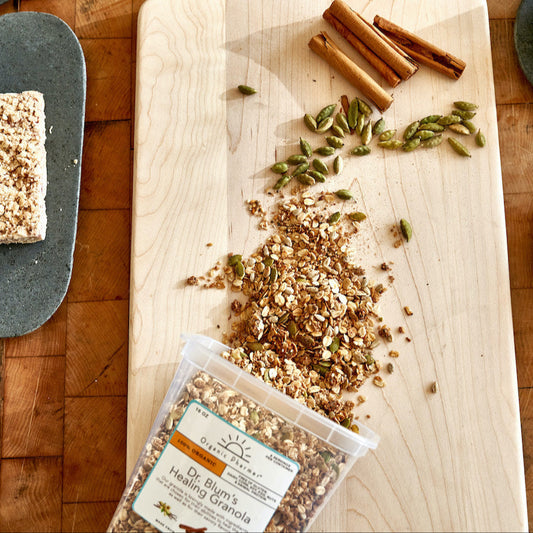 gluten free bread and healthy granola