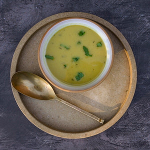 healthy keto curried cauliflower soup
