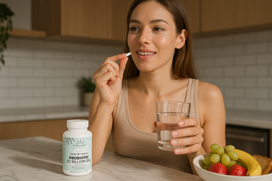 Lifestyle shot with Organic Pharmer SuperPowders