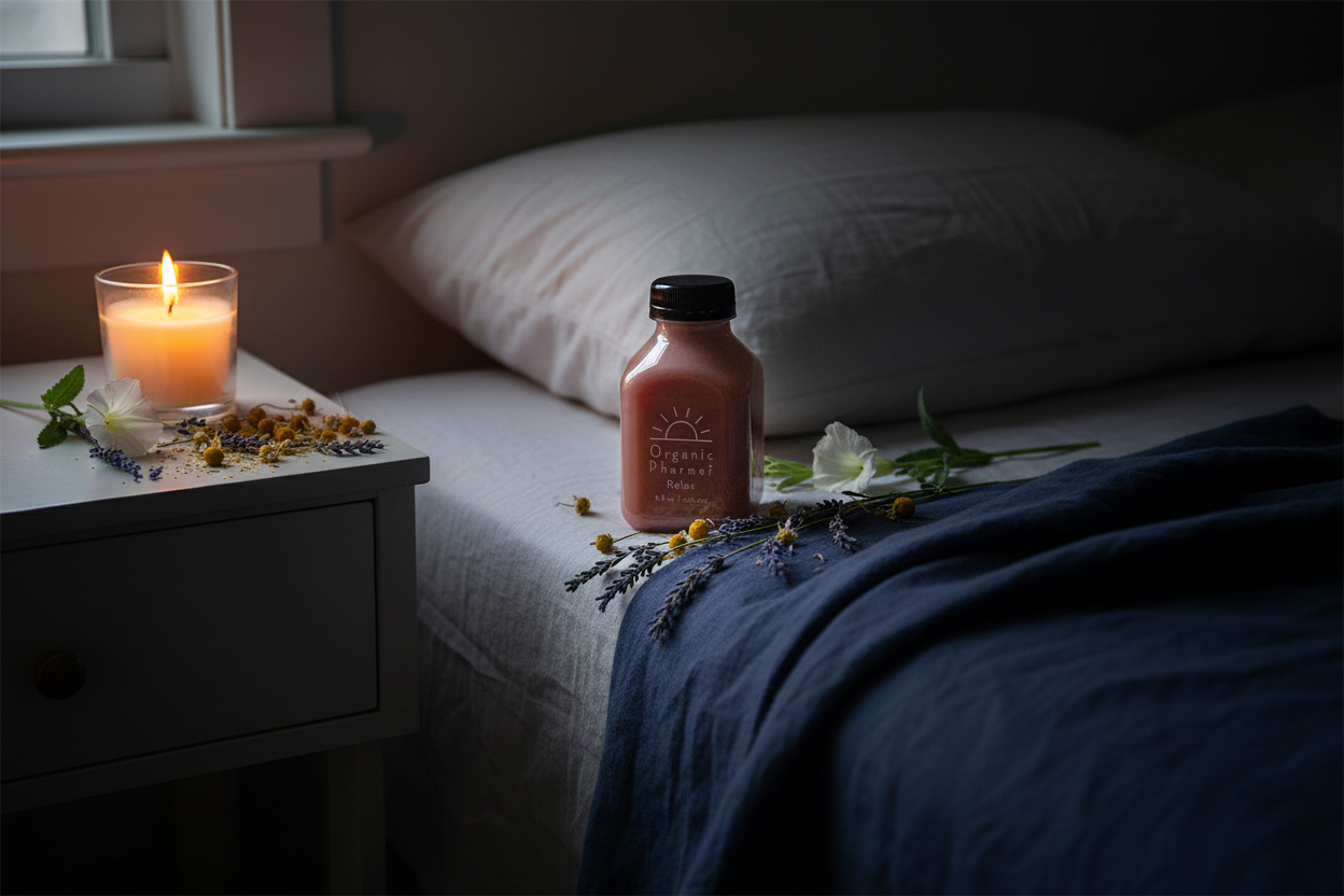 Relax Botanical Beverage — Sleep Campaign Hero