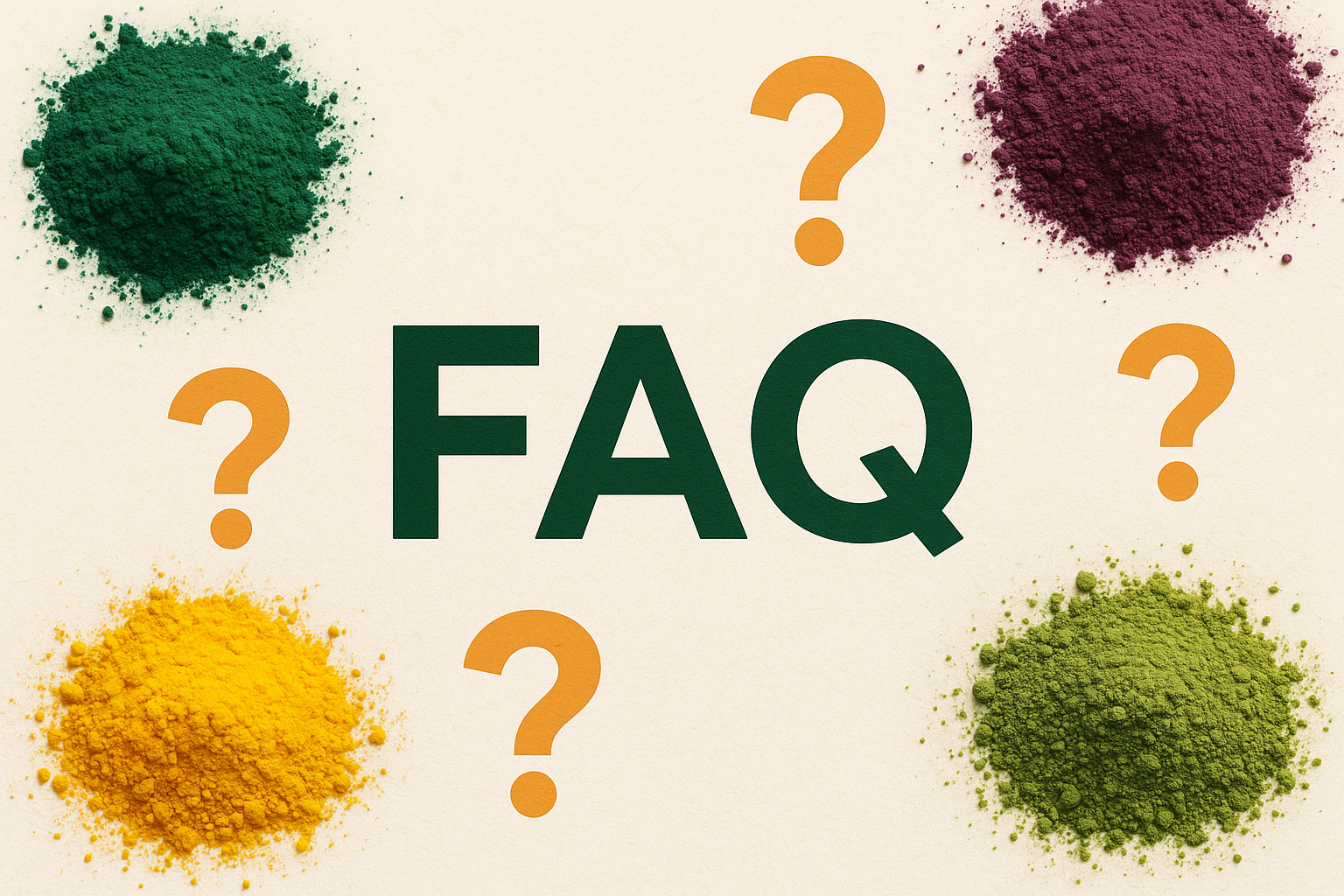 Superpowders FAQ section image
