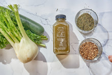 alpha green is our intense detox beverages. It is the first juice for each day of cleansing. A great way to start every morning it has nettle and burdock to help the liver and blood with their daily detoxing. Always organic and gluten free, dairy free, soy free, egg free, corn free and toxic oil free. 