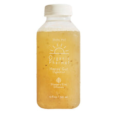 organic happy gut with star anise and slippery elm infusion is great for soothing gut, reducing nausea, bloating and cramping and senstive stomachs, ibs. Happy gut always has organic and plant-based ingredients that are gluten free, dairy free, soy free, egg free and toxic oil free. 