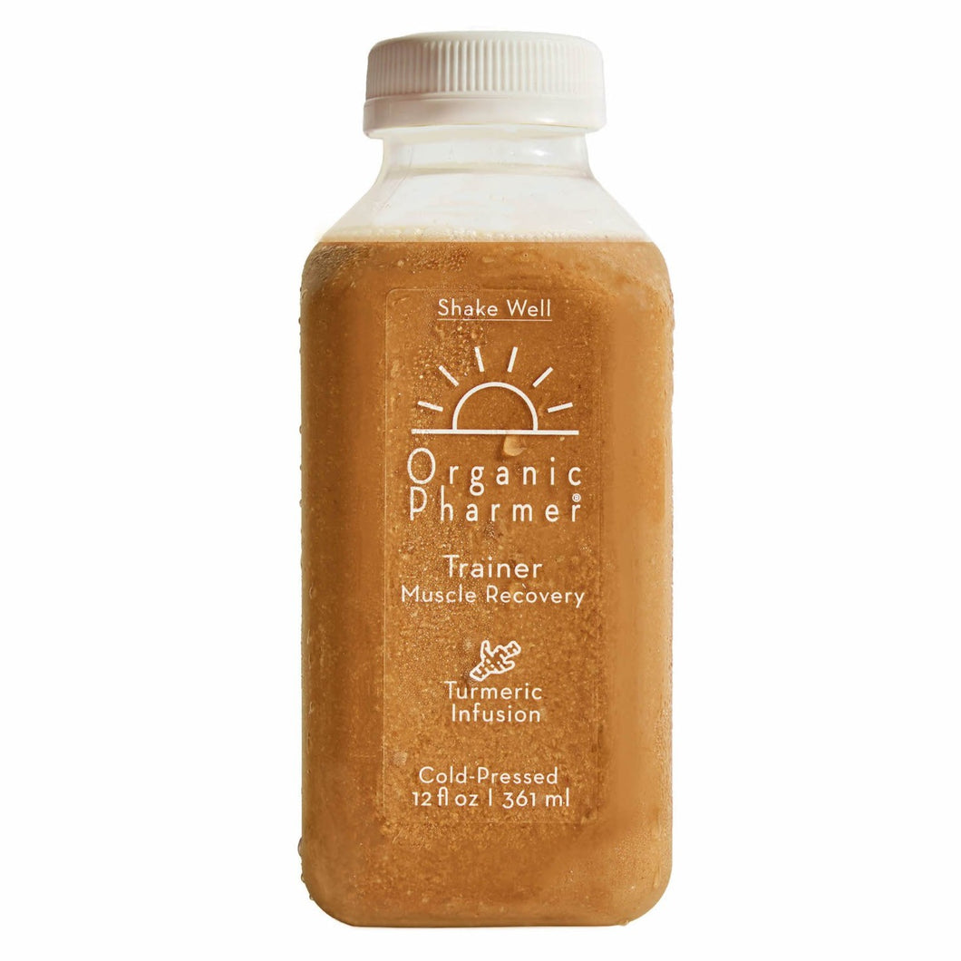 trainer is our after workout protein shake filled with organic ingredients free of gluten, dairy free, corn free, soy free, egg free. Great for muscle recovery and anti-inflammation with our turmeric, cardamom, rosemary, cinnamon, and black pepper botanical infusion